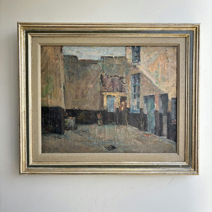 Authentic Cityscape Oil Painting "Framed Painting" Detailed Art Holland Art Shop