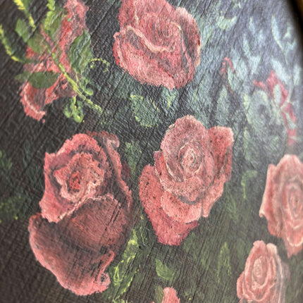 Detailed Floral Still Life Oil Painting "Pink Roses" Refined Small Art Holland Art Shop
