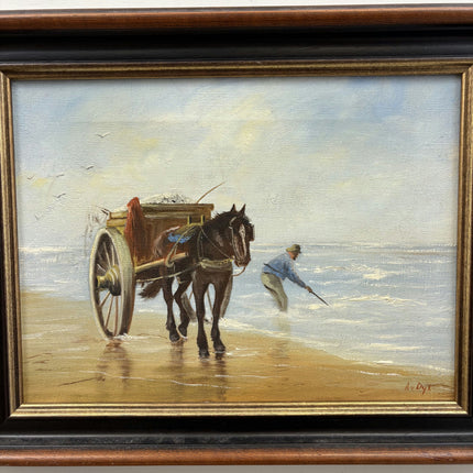 Handcrafted Animals Oil Painting "Framed Canvas" Original Art Holland Art Shop