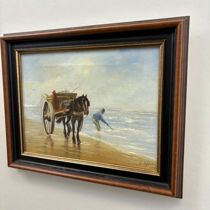 Handcrafted Animals Oil Painting "Framed Canvas" Original Art Holland Art Shop