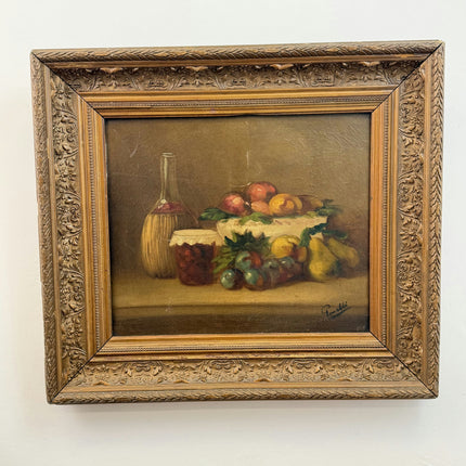 Elegant Still Life Oil Painting "Fruit Bowl" Original Large Artwork Holland Art Shop