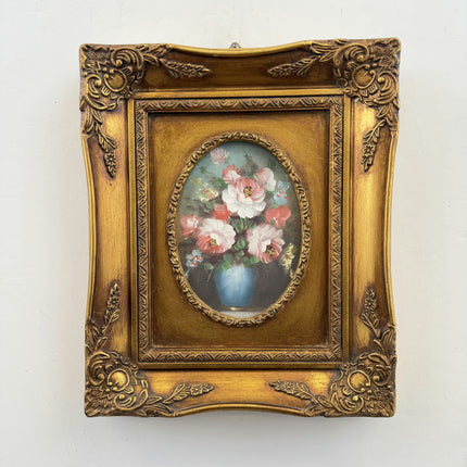 Expressive Floral Still Life Oil Painting "Flower Vase" Authentic Small Art Holland Art Shop