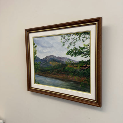 Timeless Landscape Oil Painting "Signed Frame" Vintage Art Holland Art Shop
