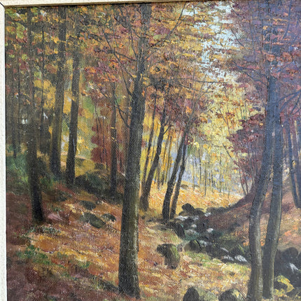 Authentic Landscape Oil Painting "Gilded Frame" Traditional Artwork Holland Art Shop