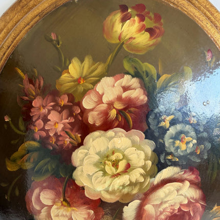 Vintage Flowery Still Life Oil Painting "Floral Bouquet" Original Small Art Holland Art Shop