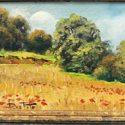 Expressive Landscape Oil Painting "Wooden Frame" Detailed Small Artwork Holland Art Shop