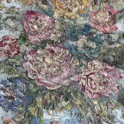 Expressive Floral Still Life Oil Painting "Flower Bouquet" Traditional Artwork Holland Art Shop