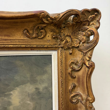 Detailed Seascape Oil Painting "Ornate Frame" Timeless Large Art Holland Art Shop
