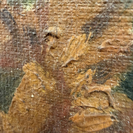 Vintage Floral Still Life Oil Painting "Cracked Paint" Traditional Art Holland Art Shop