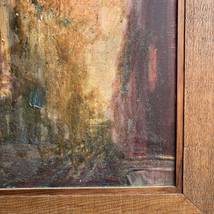 Classic Cityscape Oil Painting "Bell Tower" Detailed Art Holland Art Shop