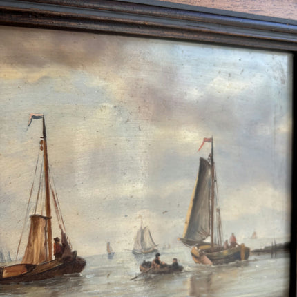 Elegant Seascape Oil Painting "Framed Painting" Original Dutch Art Holland Art Shop