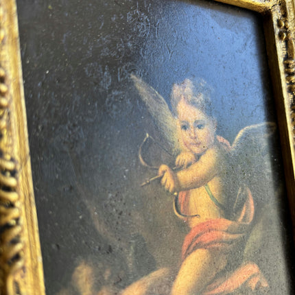 Authentic Portrait GicléE "Gilded Frame" Handcrafted Small Artwork Holland Art Shop