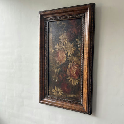 Detailed Floral Still Life Oil Painting "Sunflowers Frame" Authentic Large Art Holland Art Shop