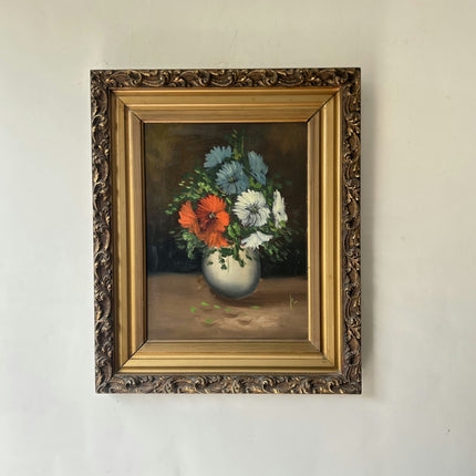 Refined Floral Still Life Oil Painting "Flower Vase" Expressive Artwork Holland Art Shop