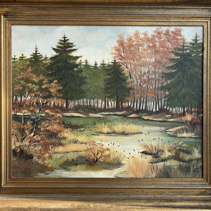 Elegant Landscape Oil Painting "Autumn Trees" Classic Artwork Holland Art Shop