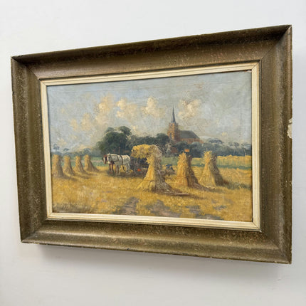 Elegant Scenery Oil Painting "Cracked Paint" Classic Large Art Holland Art Shop