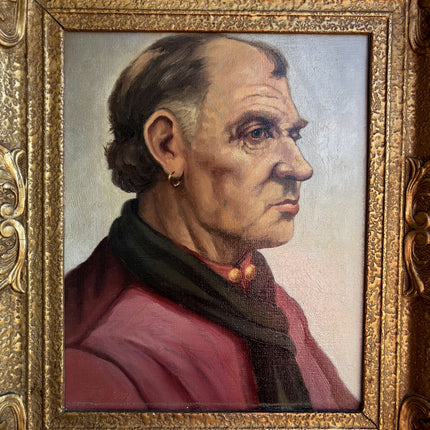 Traditional Portrait Oil Painting "Elderly Man" Refined Art Holland Art Shop
