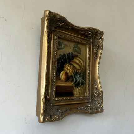 Rustic Still Life Oil Painting "Gilded Frame" Refined Small Artwork Holland Art Shop