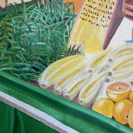 Classic Figurative Oil Painting "Fruit Stall" Refined Artwork Holland Art Shop
