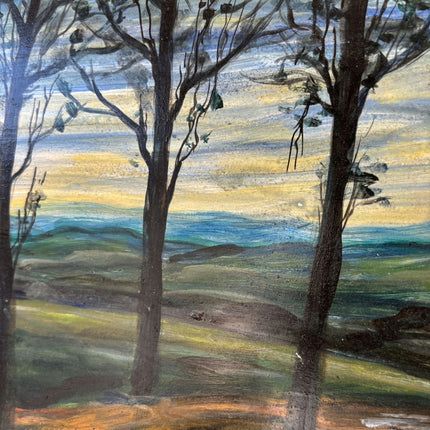 Classic Landscape Oil Painting "Five Trees" Expressive Art Holland Art Shop