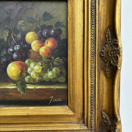 Detailed Still Life Oil Painting "Gilded Frame" Refined Small Art Holland Art Shop