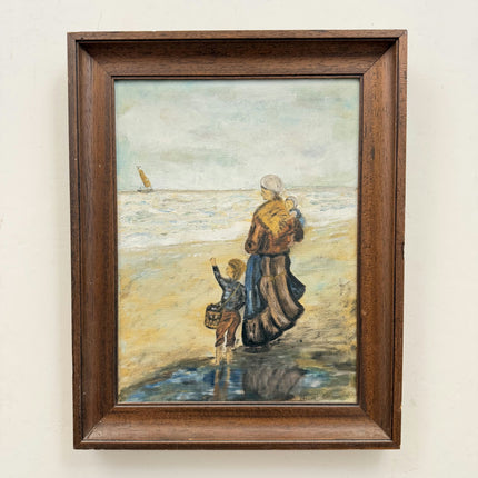 Refined Figurative Oil Painting "Mother And Child" Detailed Art Holland Art Shop