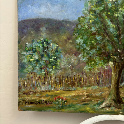 Handcrafted Landscape Oil Painting "Old Oak" Expressive Artwork Holland Art Shop