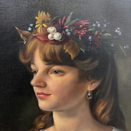Classic Portrait Oil Painting "Lemon Peel" Authentic Large Art Holland Art Shop