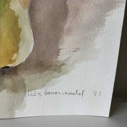 Timeless Still Life Aquarel "Red Pepper" Original Artwork Holland Art Shop