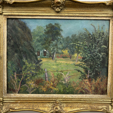 Traditional Landscape Oil Painting "Garden Path" Authentic Art Holland Art Shop