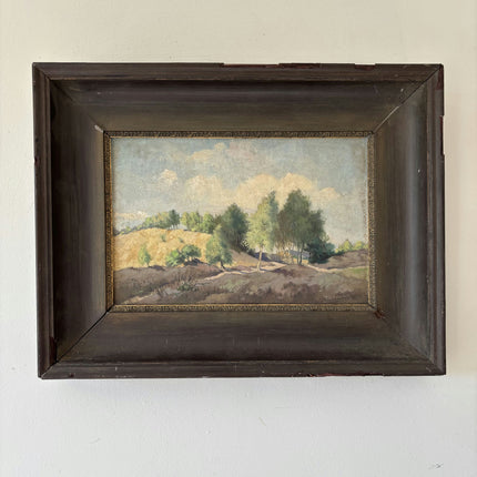 1941 Landscape Oil Painting "Framed Painting" Small Artwork Holland Art Shop