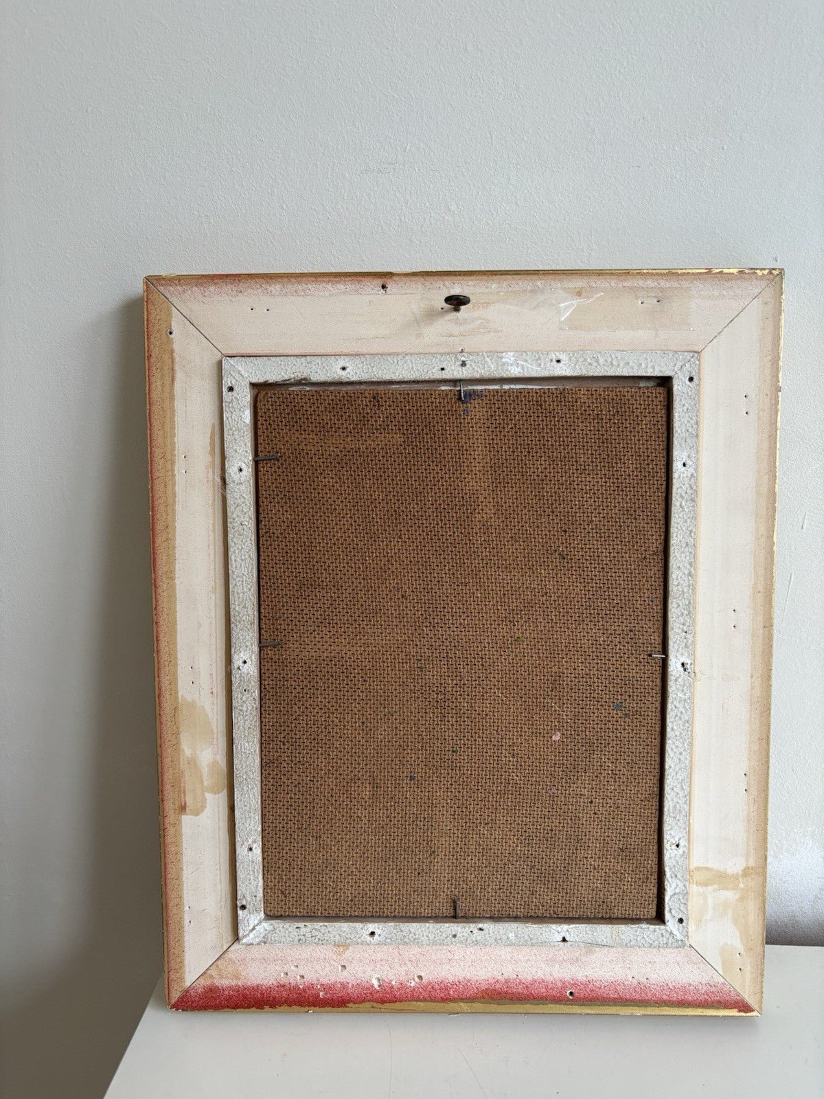 French Vintage “RED EXPLOSION” Oil Painting Bouquet of Flowers Vase by Lacour Framed Art - HollandArtShop