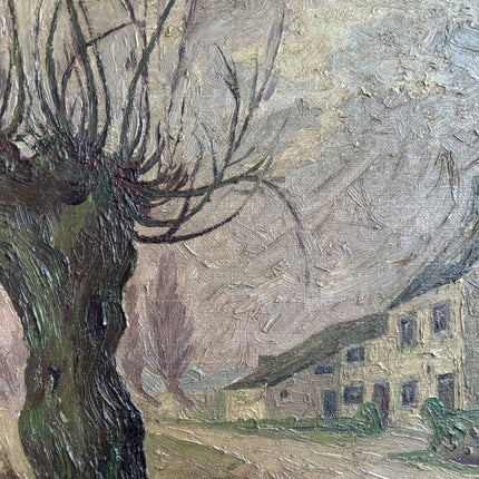 Rustic Landscape Oil Painting "Country House" Refined Artwork Holland Art Shop