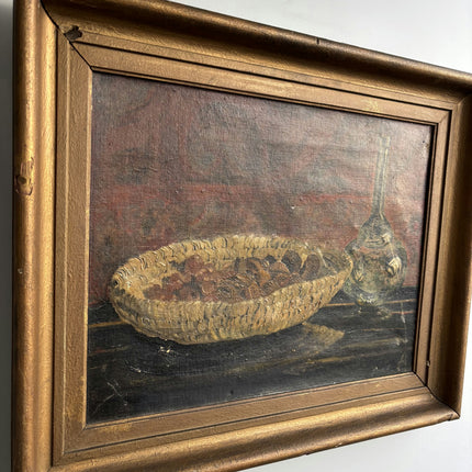 Refined Still Life Oil Painting "Fruit Basket" Authentic Art Holland Art Shop