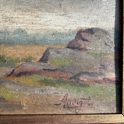 Elegant Landscape Oil Painting "Pine Trees" Original Art Holland Art Shop