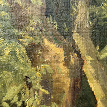 Authentic Landscape Oil Painting "Oak Trees" Traditional Artwork Holland Art Shop
