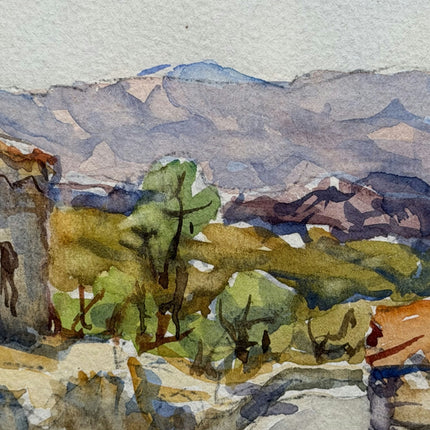 Timeless Landscape Water Colour "Ornate Frame" Classic Artwork Holland Art Shop