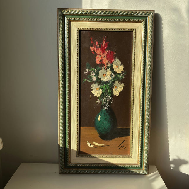 Marvelous Floral Still Life Oil Painting "Floral Arrangement" Spanish Artwork - HollandArtShop
