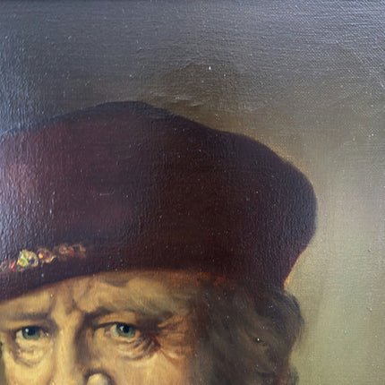 Marvelous Oil Painting Portrait "Wise Elder" Baroque Framed Large Art - HollandArtShop