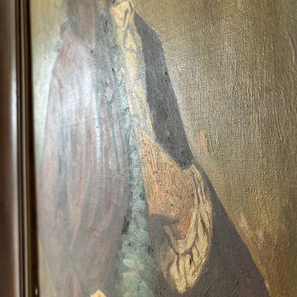 Marvelous Portrait Oil Painting "Gentleman Portrait" Original French Art - HollandArtShop