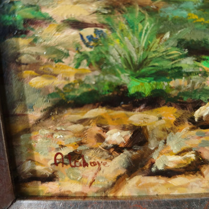 Marvelous Women With Sheep Shepherd Antique Oil Painting Painted with High Skill - HollandArtShop