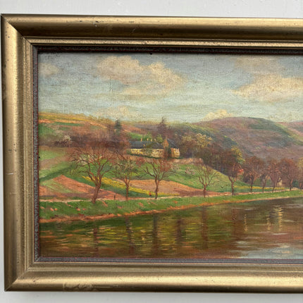 Original Landscape Oil Painting "Framed Painting" Detailed Artwork Holland Art Shop