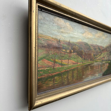 Original Landscape Oil Painting "Framed Painting" Detailed Artwork Holland Art Shop