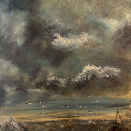 Original Oil Painting Seascape "Stormy Seas" Fine Medium Art - Holland Art Shop