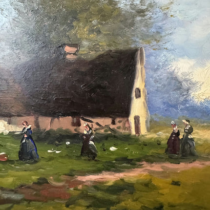 Classic Landscape Oil Painting "Gilded Frame" Timeless Artwork Holland Art Shop