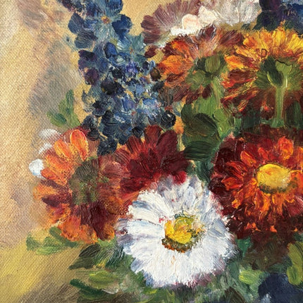 Refined Oil Painting Flowery Still Life "Floral Arrangement" Medium Art - Holland Art Shop