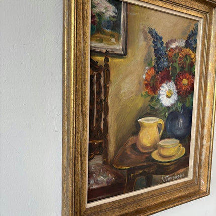 Refined Oil Painting Flowery Still Life "Floral Arrangement" Medium Art - Holland Art Shop
