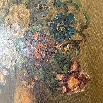 Refined Oil Painting Flowery Still Life "Flower Vase" Traditional Medium Art - HollandArtShop