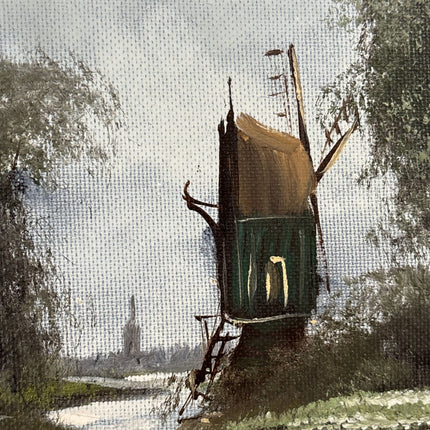Refined Oil Painting Landscape "Thatched Cottage" Striking Medium Artwork - HollandArtShop