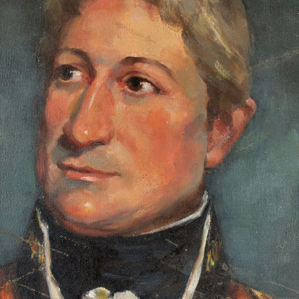 Remarkable Portrait Oil Painting "Royal Commander" Marvelous French Artwork - HollandArtShop